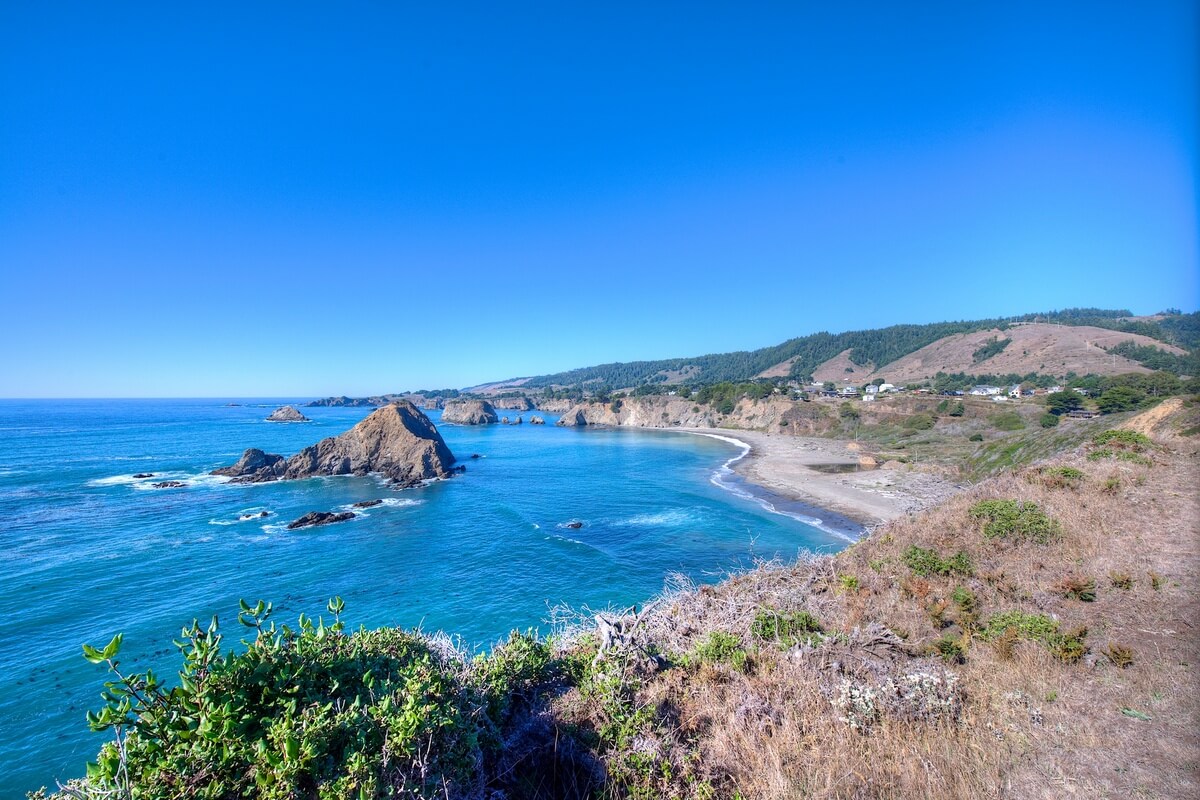 Coastal scene Mendocino