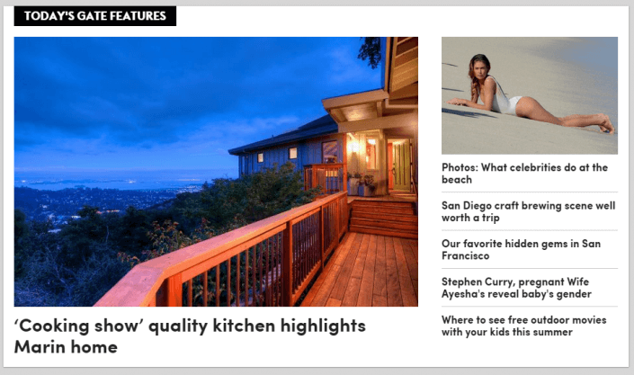85 Oakmont featured in SF Gate Thomas Henthorne top real estate agent Marin