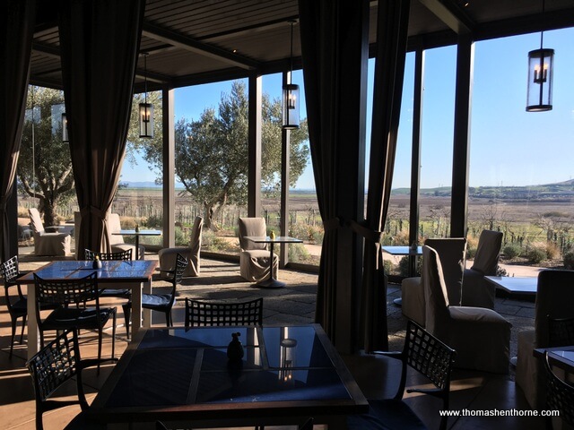 photo of member's only dining room at Ram's Gate winery