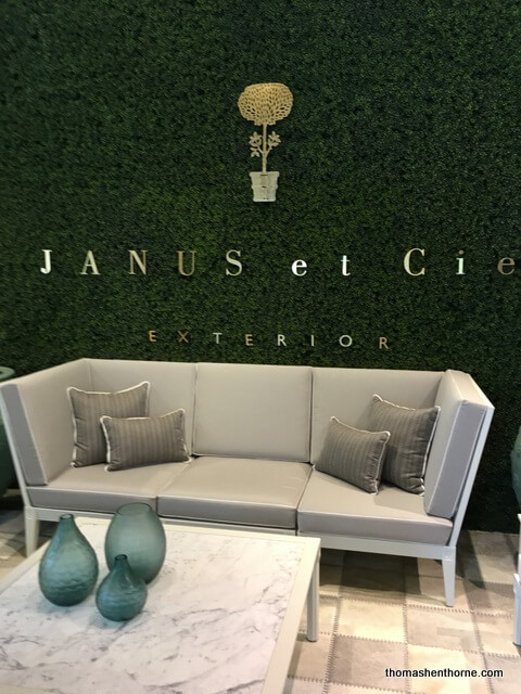 design san francisco reception janus et cie sign with sofa and three vases