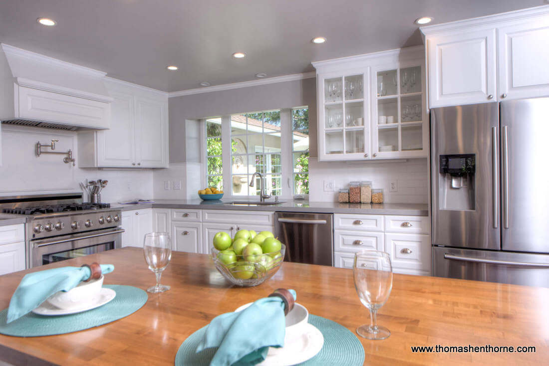 Kitchen With Stainless Appliances