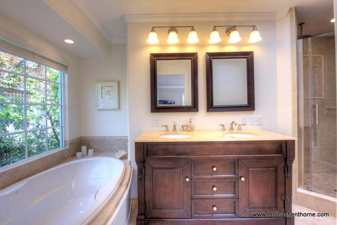 Master Bathroom at 20 Loma Linda Road San Rafael