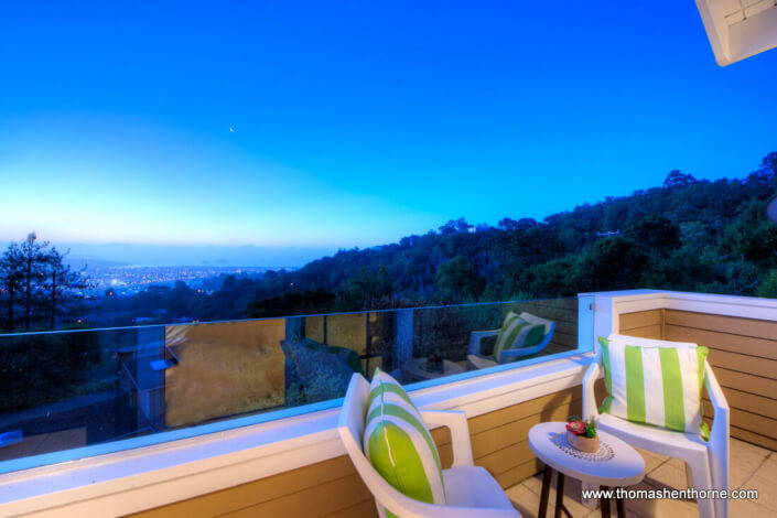 Deck off Master Bedroom at 78 Southern Heights