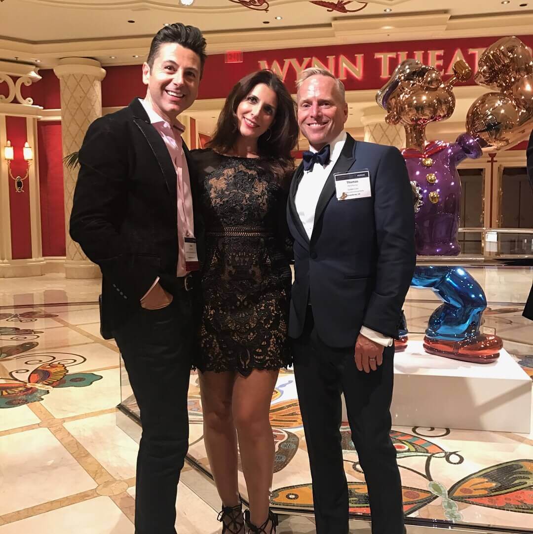 Thomas Henthorne with Enzo Ricciardelli and Tanya Stawski