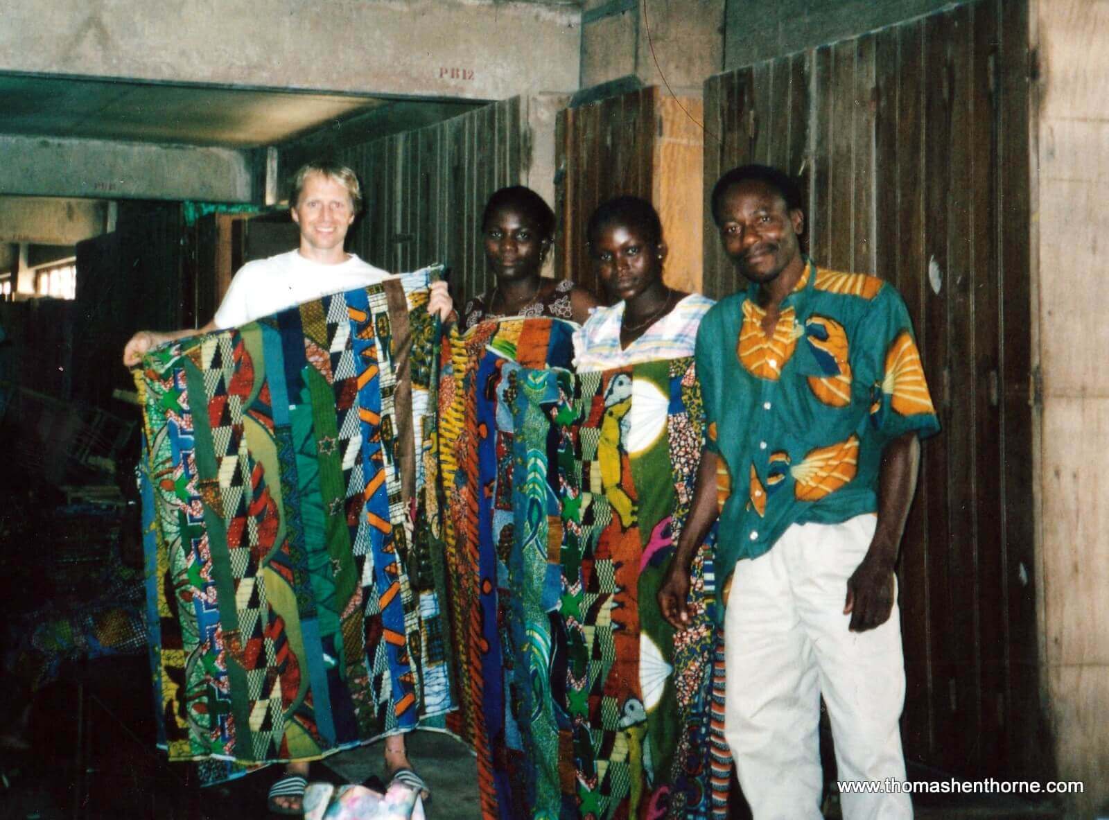 Buying Fabric in Togo