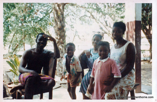 Thomas' Host Family in Lome Togo