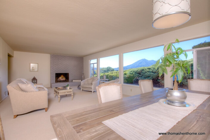 Living Room and Dining Area