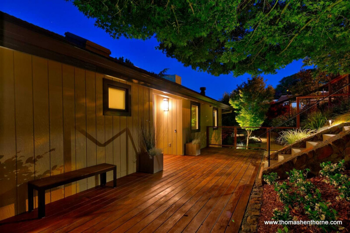 Entry Deck in Front of Home