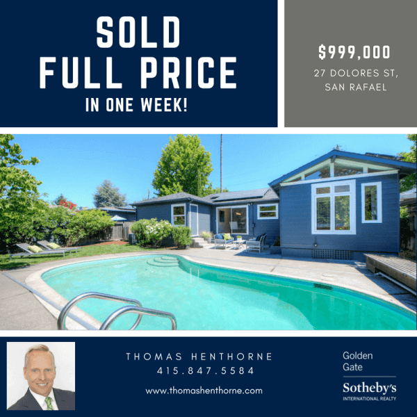 27 Dolores San Rafael Sold in One Week Full Price Infographic