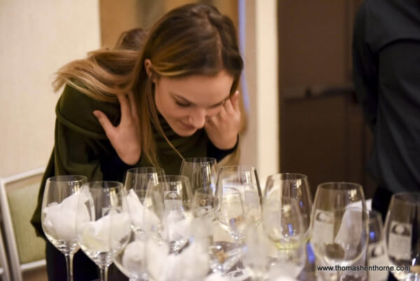 Napa Valley Truffle Festival Woman Smelling Truffles