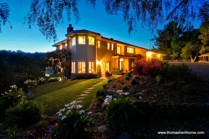 208 Benson Circle Mill Valley Exterior Dusk