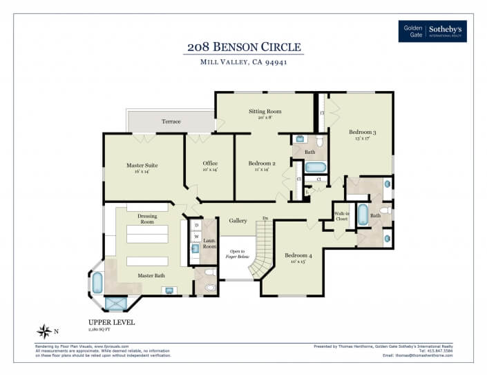 Floorplan Upper Level