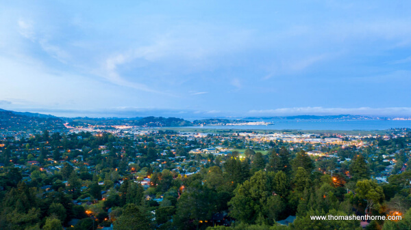 View of Corte Madera from Christmas Tree Hill