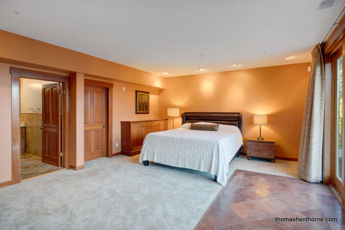 master bedroom with bed