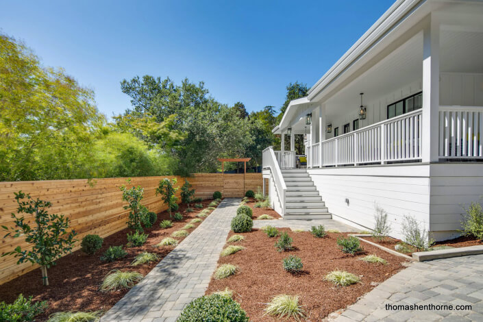 Modern farmhouse with porch