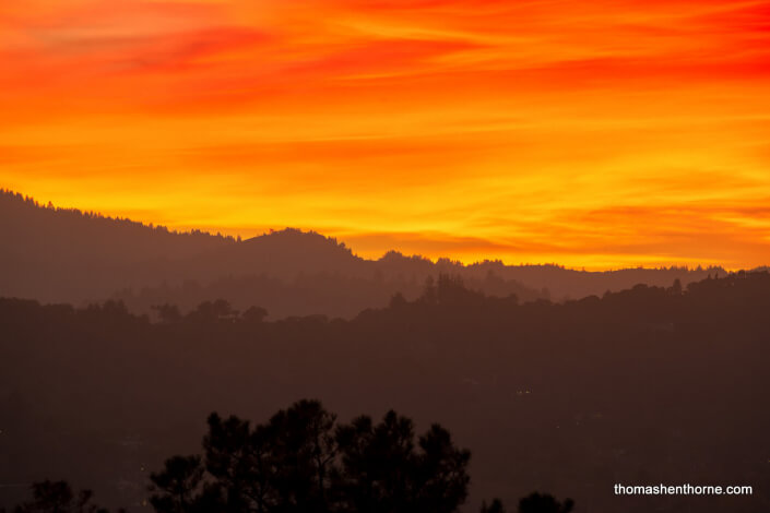 Marin County sunset