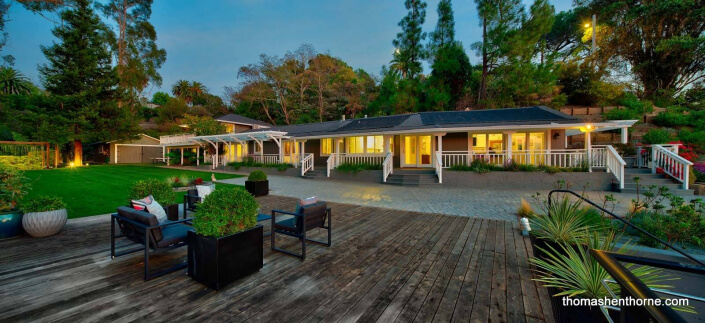 View of home and deck