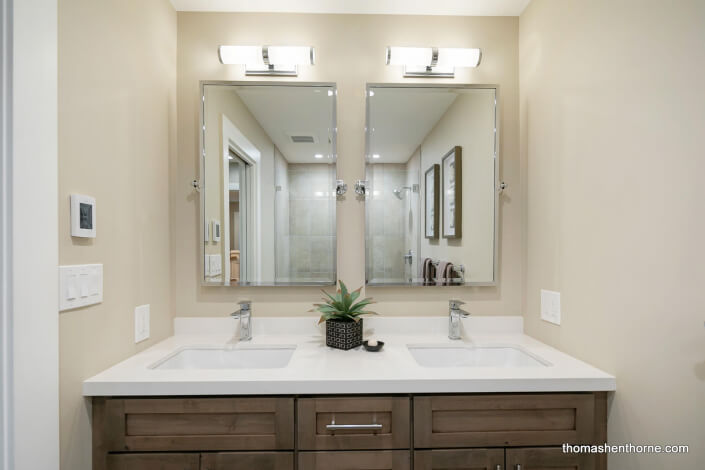 dual sink vanity