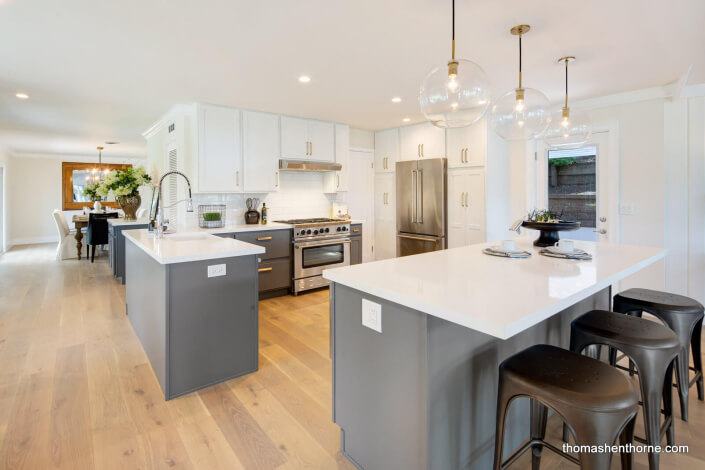 Modern kitchen at 35 West Seaview in San Rafael