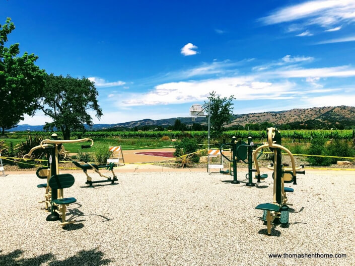 Outdoor Workout Area yountville