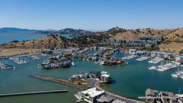 Point Richmond California aerial