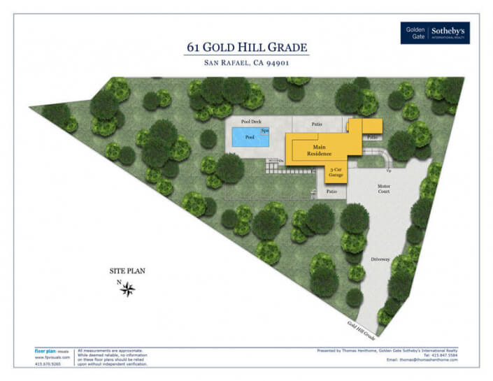 61 Gold Hill Grade Site Plan