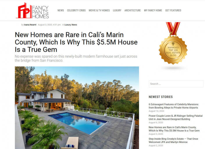 61 Gold Hill Grade article in Fancy Pants Homes Blog