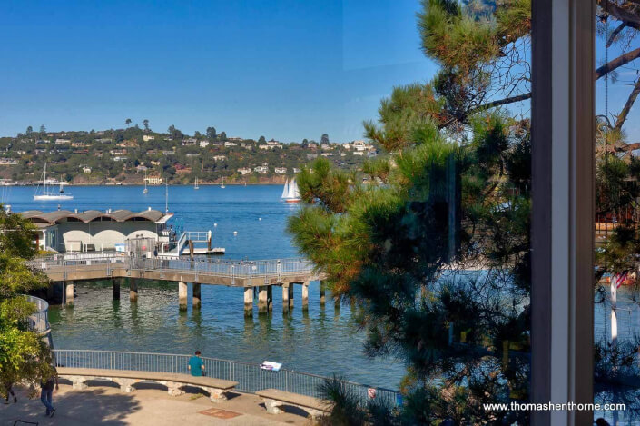 sausalito ferry dock view