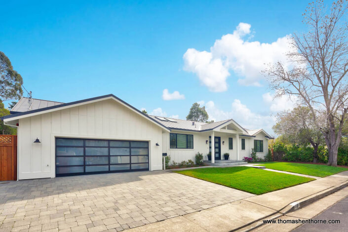 Two car garage