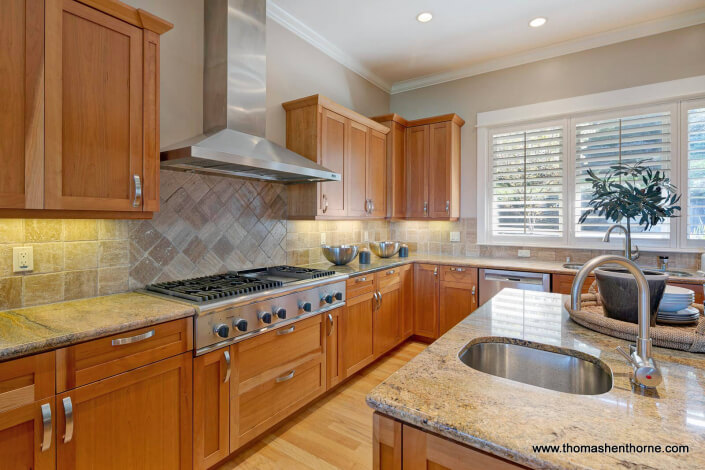 Dine-In Kitchen with Stainless Appliances