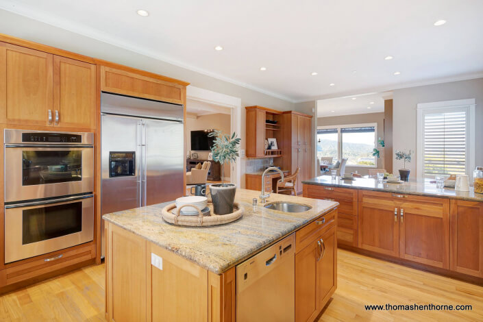 Dine-In Kitchen with Stainless Appliances