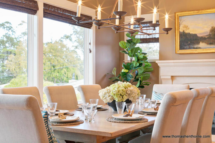 Dining Room with View and Deck Access