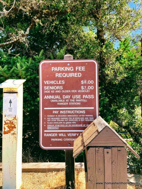 parking fee sign