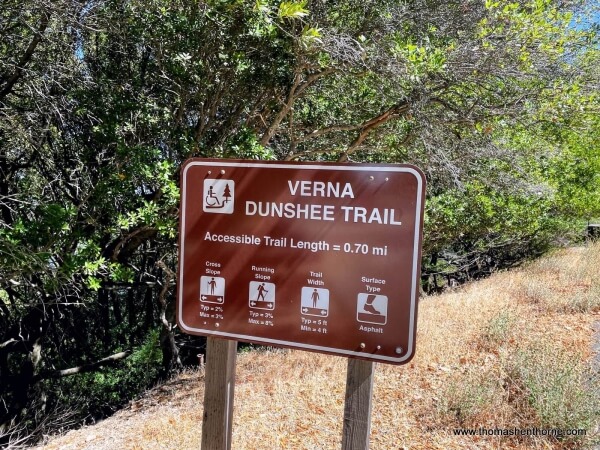 Verna Dunshee trail sign 2