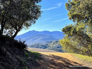 Freitas Parkway Terra Linda hike view of Mt. Tamalpais