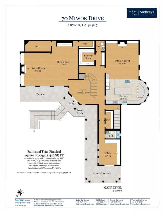 70 Miwok Drive Novato floorplan main level