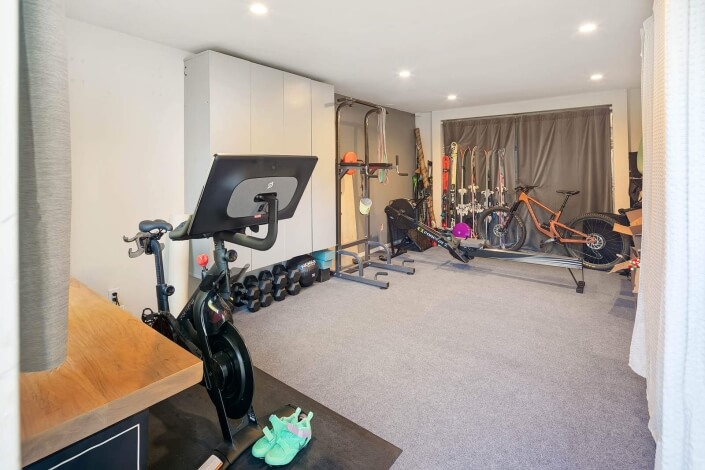 Workout room at home