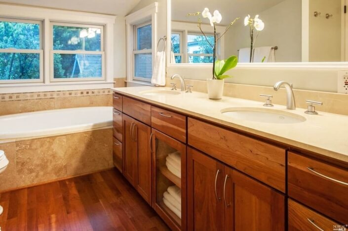 dual sink vanity