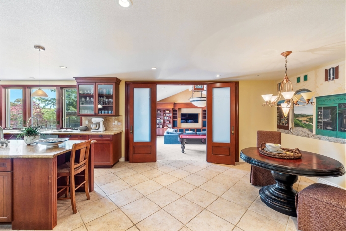 kitchen view to great room