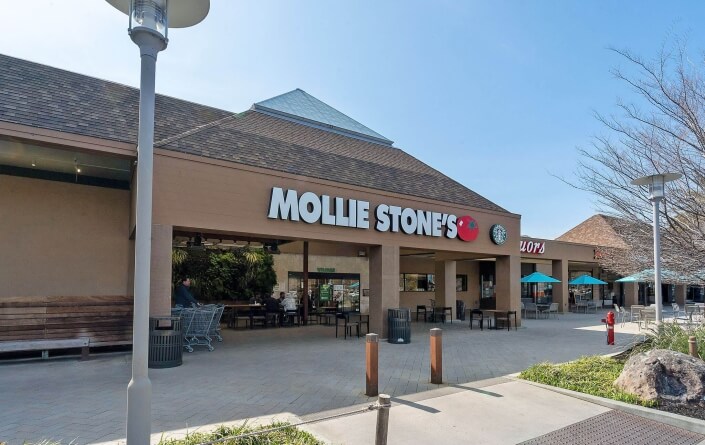 Mollie Stone's front exterior in Greenbrae California