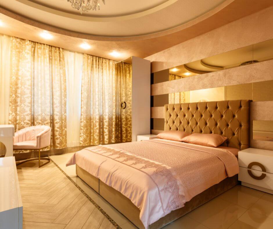 Luxury home trends bedroom as suite