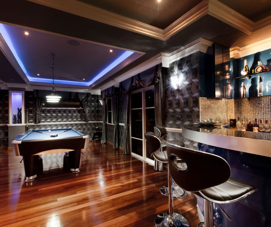 luxury home trends 2024 article home cocktail bar