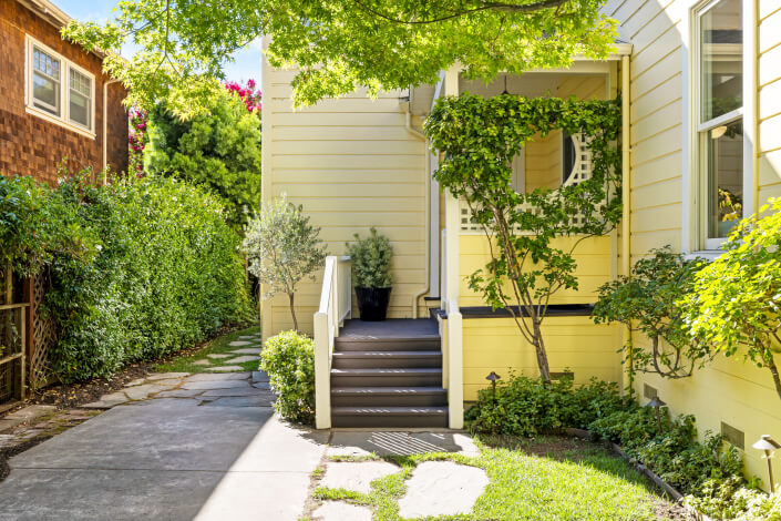 Stairs to front porch