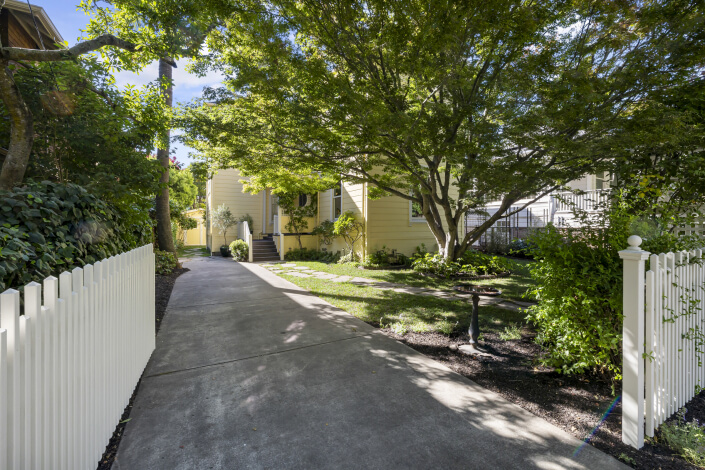 Driveway of home