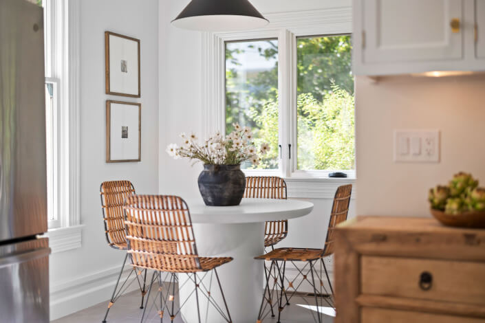 Kitchen table with four chairs