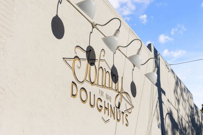 San Rafael Johnny Doughnuts sign