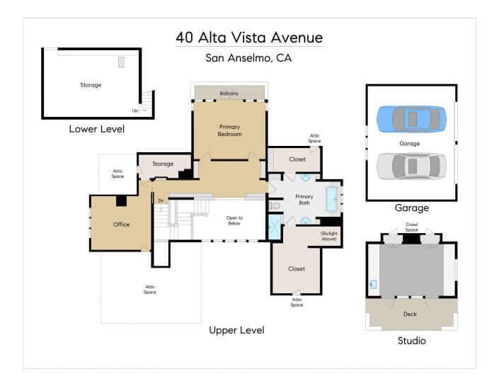 40 Alta Vista Avenue Floorplan Upper Level