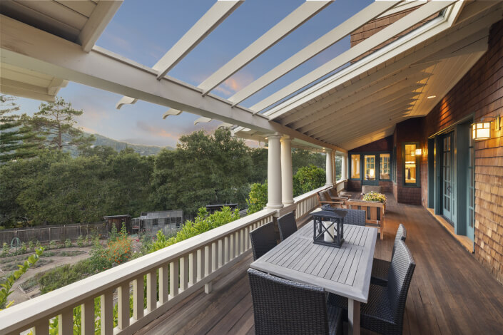 Verandah at dusk