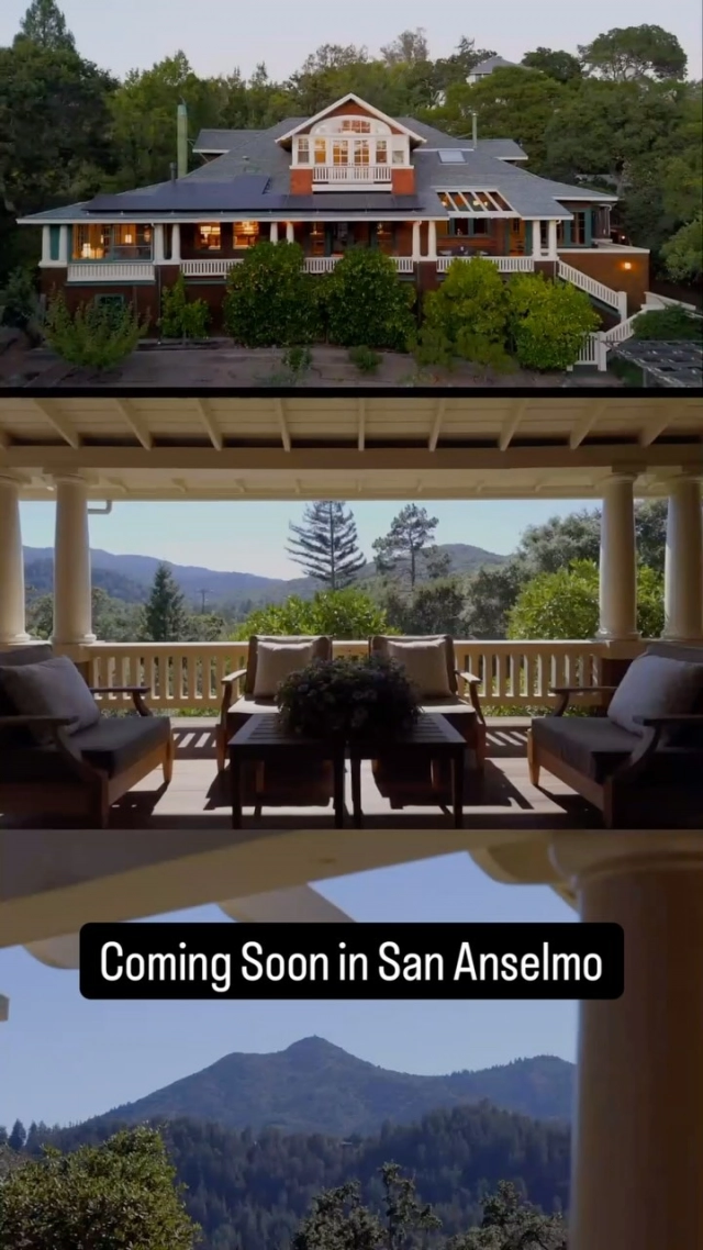 COMING SOON! Truly one of the most extraordinary legacy properties in San Anselmo, located in the prestigious Winship Park neighborhood, 40 Alta Vista Avenue is that rare offering of magnificent architecture, stunning craftsmanship, an A+ walk-to-town location, privacy, and captivating Mt. Tamalpais views on more than an acre of land.
Featuring a separate artist studio (with plumbing and electric), this iconic home, once a convent, offers gracious living with a jaw-dropping verandah looking out to Mt. Tamalpais. Must see! 4 BR | 3 BA | 1.0+ acres | 4,700 square feet. To be offered exclusively for $5,495,000.

For more information, please visit: ⭐️⭐️LINK IN PROFILE⭐️⭐️

#sananselmorealestate #comingsoon #marinhomes #marinrealestate #sothebysrealty #marincountyrealestate #sothebyshomes #ggsir #justlisted #lovewhereyoulive #marinhistory